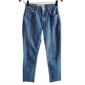 Reformation High-rise Celtic Wash Seamed Jeans Size 24